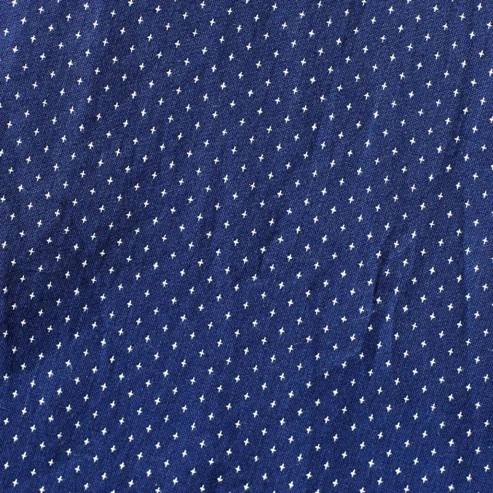 Anthropologie Dotted Buttonline Tank Top & Matching Skirt Set Navy Blue, Size L